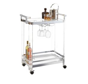 Aerin - Server Cart - Silver