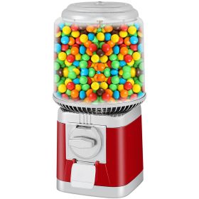 VEVOR Gumball Machine, 1-inch Candy Vending Machine, Commercial Gumball Vending Machine with Adjustable Candy Outlet Size