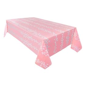 Rectangular Shape Disposable Plastic Tablecloth