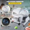 VEVOR Commercial Meat Slicer, 240W Electric Deli Food Slicer, 10 inch Carbon Steel Blade Electric Food Slicer, 350-400RPM Meat Slicer