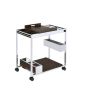 ACME Lisses Serving Cart in Chrome 98420