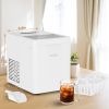 Countertop Ice Maker, 9Pcs/6Mins, 36Lbs/24Hrs, Self-Cleaning Ice Machine with 2 Ice Scoop and Basket, One-Click Operation 2 Sizes of Bullet Ice