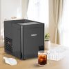 Ice Makers, Portable Countertop Ice Maker with Self-Cleaning, 36Lbs/24Hrs, 9Pcs/6Mins, One-Click Operation, 2 Ice Scoop and Basket