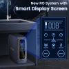 Tankless Reverse Osmosis System, Under Sink RO Water Filter System, Smart Large Screen, 800 GPD, 2:1 Pure to Waste, 4 Stage RO Filter, TDS Reduction