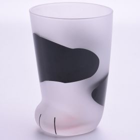 Creative Cute Cat Paws Glass Tiger Paws Mug Office Coffee Mug Tumbler Personality Breakfast Milk Porcelain Cup Gift (Option: Cows)