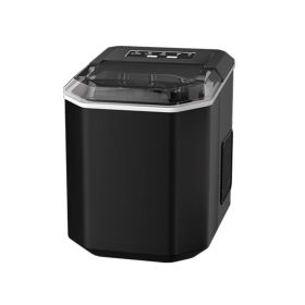 Portable Ice Maker Machine for Home Bars Coffee Shop (Color: Black, Type: Ice Maker)